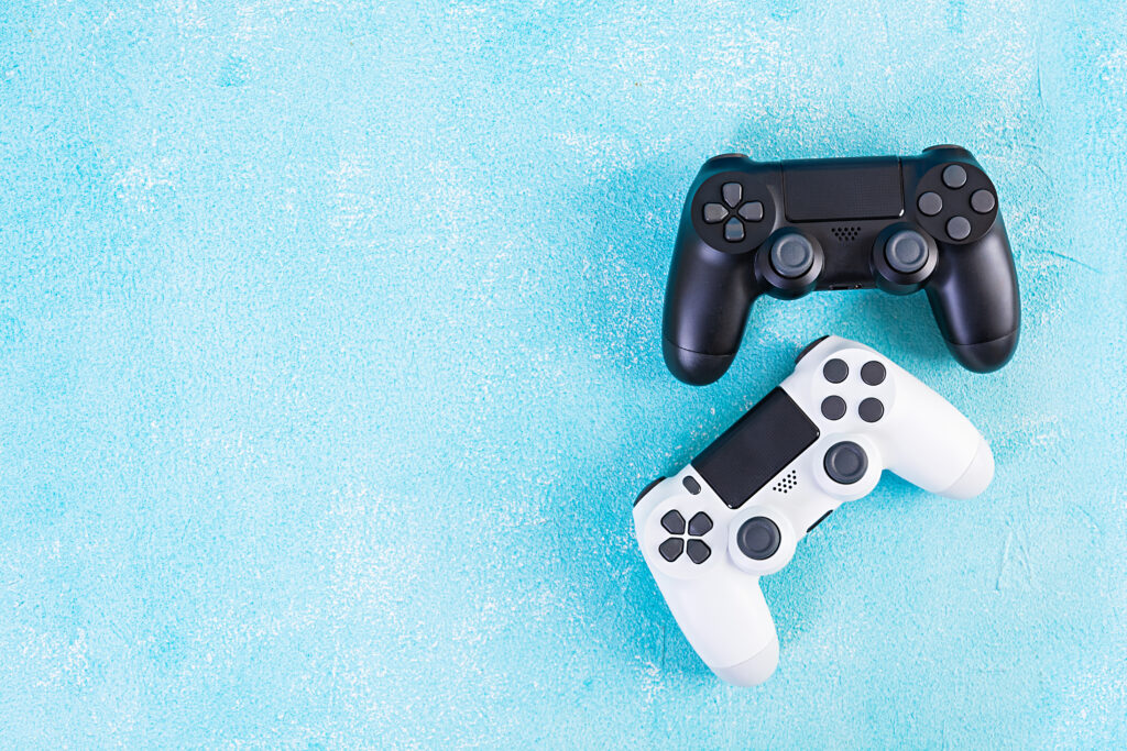 gaming-controllers-on-a-textured-blue-background-2026-03-17-03-19-32-utc